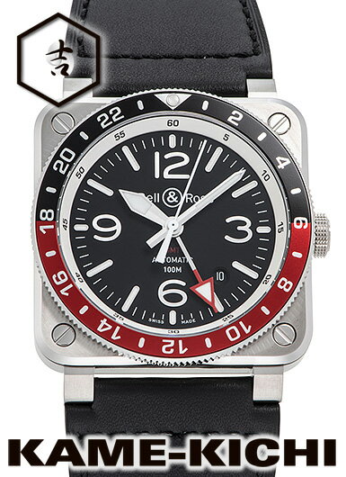 ベルandロス ベル＆ロス　BR03-93 GMT　Ref.BR0393-BL-ST/SCA　新品　ブラック　（Bell&Ross　BR03-93 GMT）