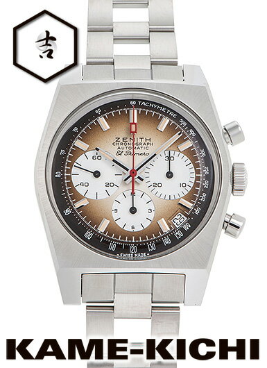 ゼニス ゼニス　エル・プリメロ A385 リバイバル　Ref.03.A384.400/385.M385　新品　ブラウン/シルバー　（ZENITH　El Primero A385 Revival）【楽ギフ_包装】