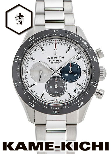 ゼニス ゼニス　クロノマスター スポーツ　Ref.03.3100.3600/69.M3100　新品　シルバー/グレー/ブルー　（ZENITH　Chronomaster Sports）【楽ギフ_包装】