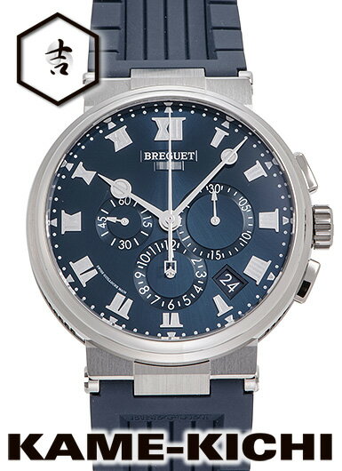 ブレゲ 腕時計（メンズ） ブレゲ　マリーン クロノグラフ 5527　Ref.5527TI/Y1/5WV　新品　ブルー　（BREGUET　Marine Chronograph 5527）【楽ギフ_包装】