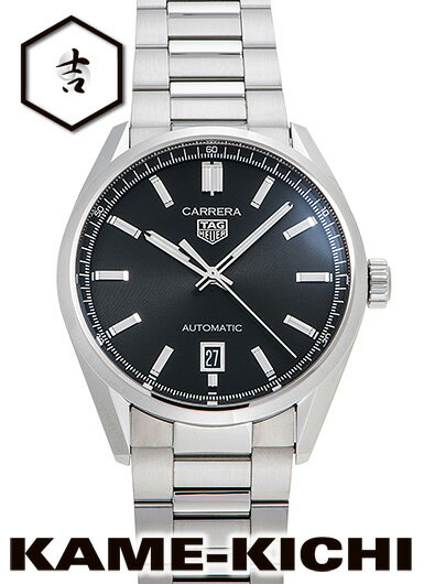 タグホイヤー カレラ 腕時計（メンズ） タグ・ホイヤー　カレラ デイト　Ref.WBN2110.BA0639　新品　ブラック　（TAG HEUER　Carrera Date）