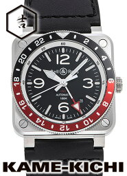 ベルandロス ベル＆ロス　BR03-93 GMT　Ref.BR0393-BL-ST/SCA　新品　ブラック　（Bell&Ross　BR03-93 GMT）【楽ギフ_包装】