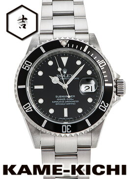 【中古】ロレックス　3年保証　サブマリーナ デイト　Ref.16610　ブラック　（ROLEX　Submariner Date）【楽ギフ_包装】