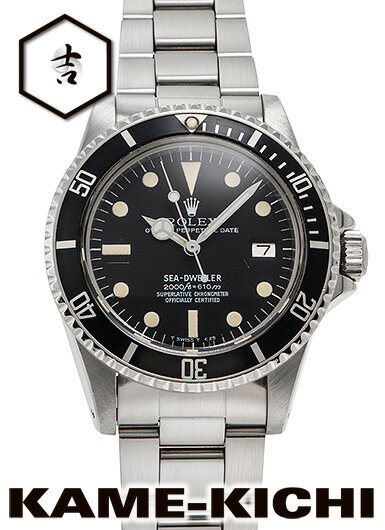 【中古】ロレックス　3年保証　シードゥエラー　Ref.1665　ブラック　（ROLEX　Sea-Dweller）【楽ギフ_包装】