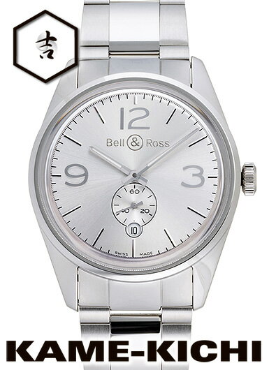 ベルandロス ベル＆ロス　BR126 オフィサー シルバー　Ref.BRG123-WH-ST/SST　新品　シルバー　（Bell&Ross　BR126 Officer Silver）