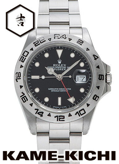 【中古】ロレックス　3年保証　エクスプローラーII　Ref.16550　ブラック　（ROLEX　ExplorerII）