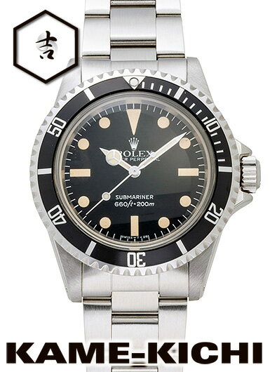 【中古】ロレックス　3年保証　サブマリーナ　Ref.5513　ブラック　（ROLEX　Submariner）