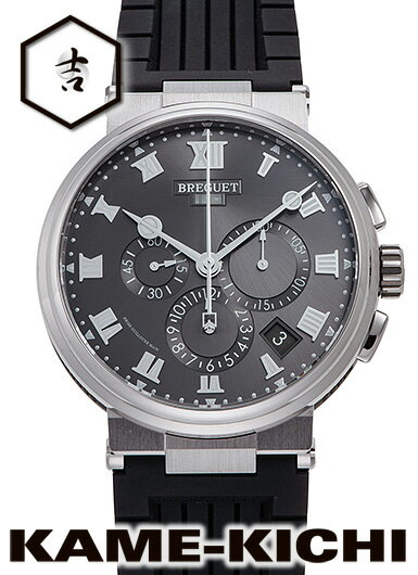 ブレゲ 腕時計（メンズ） ブレゲ　マリーン クロノグラフ 5527　Ref.5527TI/G2/5WV　新品　グレー　（BREGUET　Marine Chronograph 5527）