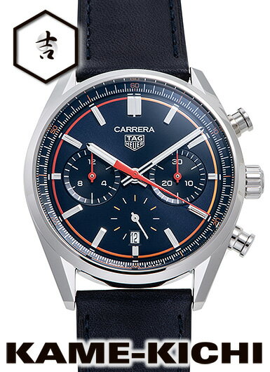 タグホイヤー カレラ 腕時計（メンズ） タグ・ホイヤー　カレラ クロノグラフ　Ref.CBN201D.FC6543　新品　ブルー　（TAG HEUER　Carrera Chronograph）【楽ギフ_包装】