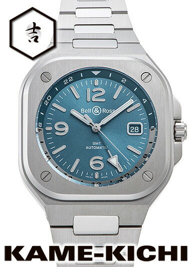 ベルandロス ベル＆ロス　BR05 GMT　Ref.BR05G-PB-ST/SST　新品　スカイブルー　（Bell&Ross　BR05 GMT）【楽ギフ_包装】