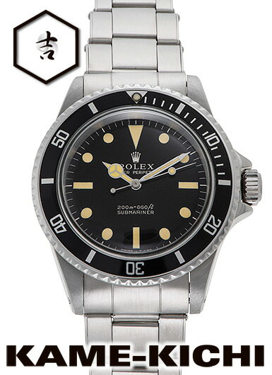 【中古】ロレックス　3年保証　サブマリーナ　Ref.5513　ブラック　（ROLEX　Submariner）【楽ギフ_包装】