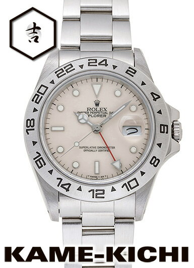 【中古】ロレックス　3年保証　エクスプローラーII　Ref.16550　アイボリー　（ROLEX　ExplorerII）