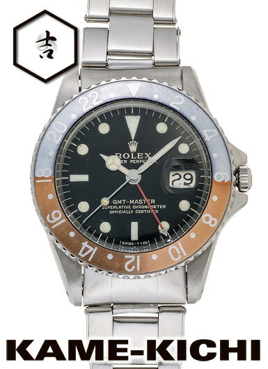 【中古】ロレックス　3年保証　GMTマスターI　Ref.1675　ブラック　（ROLEX　GMT Master I）【楽ギフ_包装】