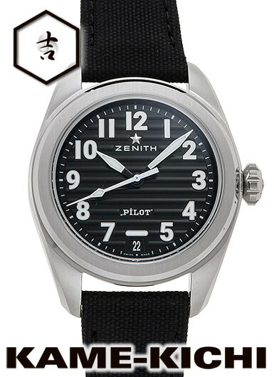 ゼニス ゼニス　パイロット オートマティック　Ref.03.4000.3620/21.I001　新品　ブラック　（ZENITH　Pilot Automatic）【楽ギフ_包装】