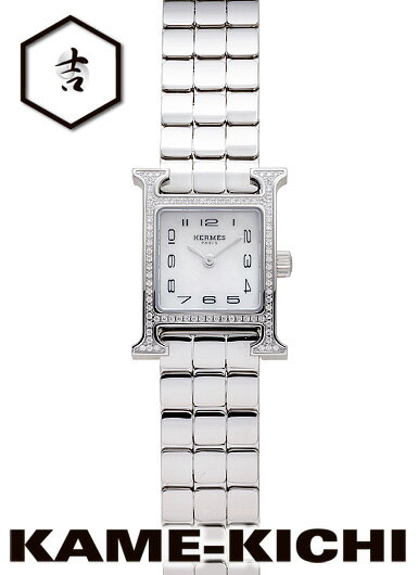 Hウォッチ エルメス　Hウォッチ ミニ　Ref.W054118WW00　新品　ホワイト　（HERMES　H Watch Mini）