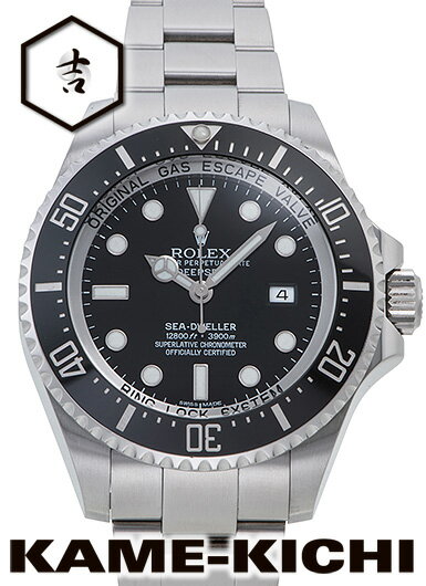 【中古】ロレックス 3年保証 シードゥエラー ディープシー Ref.116660 ブラック （ROLEX Sea-Dweller Deep Sea）【楽ギフ_包装】