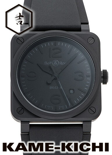 ベルandロス ベル＆ロス　BR03 ファントム　Ref.BR03A-PH-CE/SRB　新品　ブラック　（Bell&Ross　BR03 Phantom）【楽ギフ_包装】