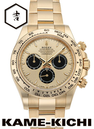 ロレックス　デイトナ　Ref.126508　新品　ゴールデン（シャンパン）/ブライトブラック　（ROLEX　Daytona）【楽ギフ_包装】