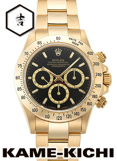 【中古】ロレックス　3年保証　デイトナ　Ref.16528　ブラック　（ROLEX　Daytona）