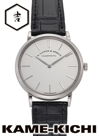 【中古】ランゲ＆ゾーネ　サクソニア フラッハ　Ref.201.027　シルバー　（A.LANGE&SOHNE　Saxonia Flach） 1