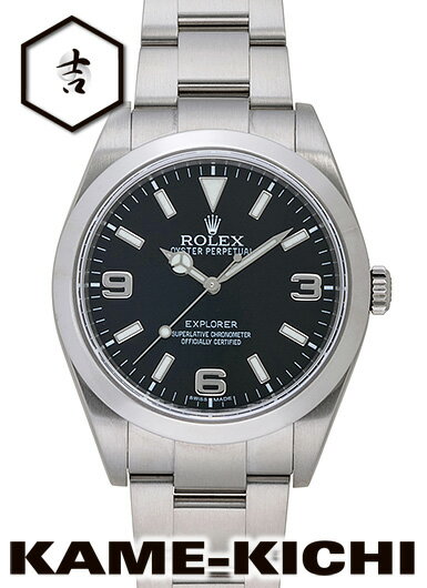 【中古】ロレックス　3年保証　エクスプローラーI　Ref.214270　ブラック　（ROLEX　ExplorerI）【楽ギフ_包装】