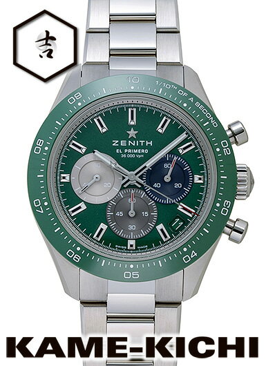 ゼニス ゼニス　クロノマスター スポーツ グリーン　Ref.03.3119.3600/56.M3100　新品　グリーン（マルチカラー）　（ZENITH　Chronomaster Sports Green）【楽ギフ_包装】