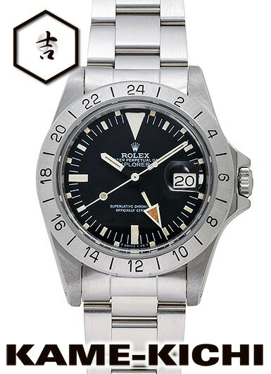 【中古】ロレックス　3年保証　エクスプローラーII　Ref.1655　ブラック　（ROLEX　ExplorerII）【楽ギフ_包装】