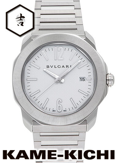 ブルガリ　オクト ローマ　Ref.103738　新品　ホワイト　（BVLGARI　Octo Roma）