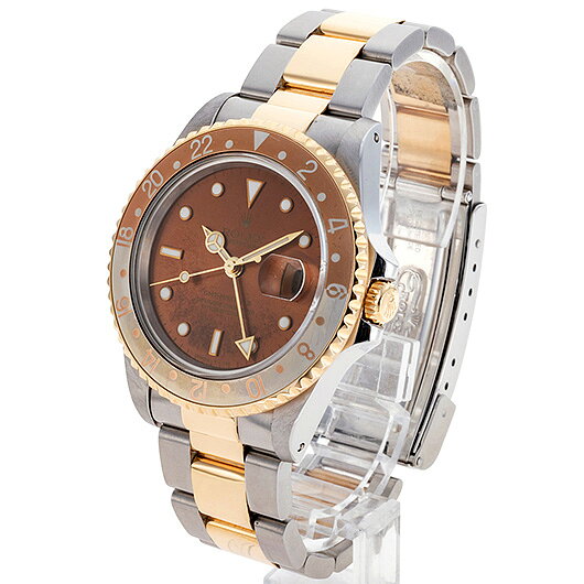 【中古】ロレックス　3年保証　GMTマスターII　Ref.16713　ブラウン　（ROLEX　GMT MasterII）