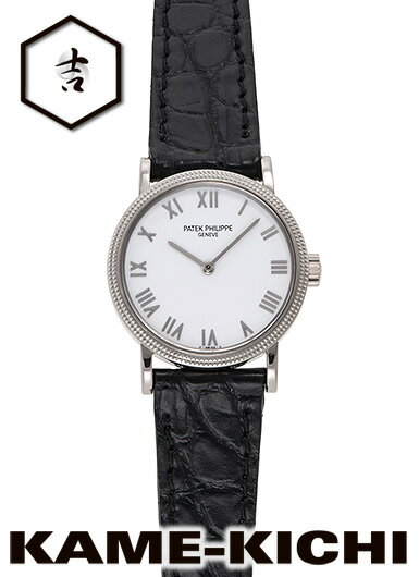 【中古】パテックフィリップ カラトラバ レディース Ref.4809SG-001 ホワイト (PATEK PHILIPPE Calatrava Ladys)