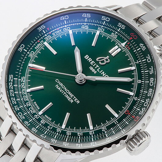 ブライトリング　ナビタイマー オートマティック41　Ref.A17329371L1A1　新品　グリーン　（BREITLING　Navitimer Automatic 41）