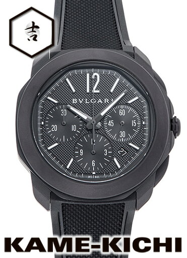 ブルガリ オクト ローマ クロノグラフ Ref.103932 新品 ブラック (BVLGARI Octo Roma Chronograph) ブルガリ オクト ローマ クロノグラフ Ref.103932 新品 ブラック (BVLGARI Octo Roma Chronograph)