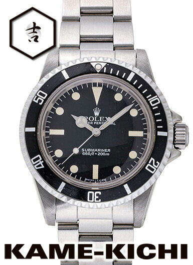 【中古】ロレックス　3年保証　サブマリーナ　Ref.5513　ブラック　（ROLEX　Subma...