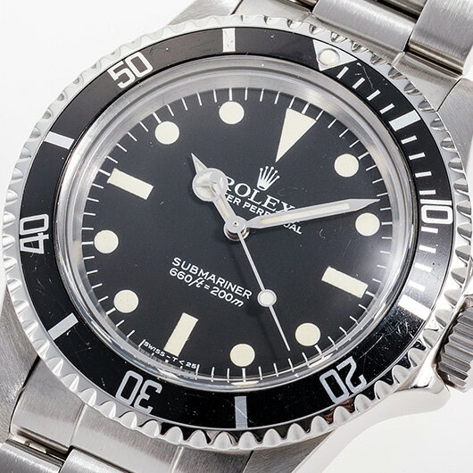 【中古】ロレックス　3年保証　サブマリーナ　Ref.5513　ブラック　（ROLEX　Submariner）