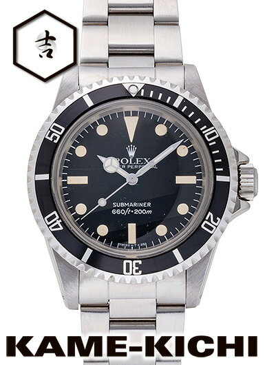 【中古】ロレックス 3年保証 サブマリーナ Ref.5513 ブラック (ROLEX Submariner)
