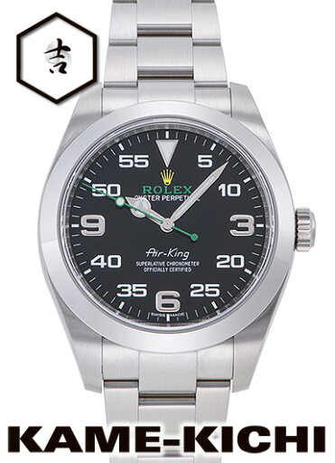 【中古】ロレックス 3年保証 エアキング Ref.116900 ブラック (ROLEX Air King) 【中古】ロレックス 3年保証 エアキング Ref.116900 ブラック (ROLEX Air King)