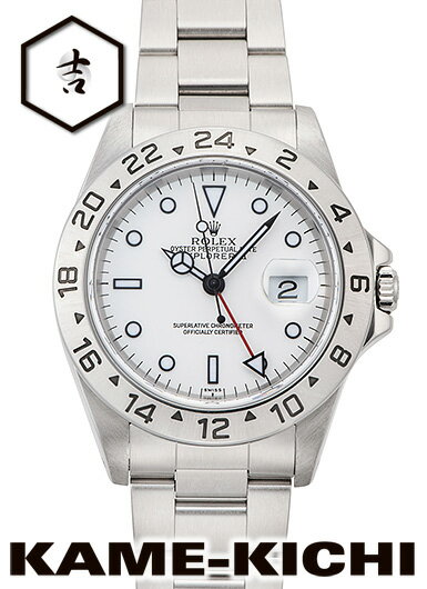 【中古】ロレックス 3年保証 エクスプローラーII Ref.16570 ホワイト (ROLEX ExplorerII)