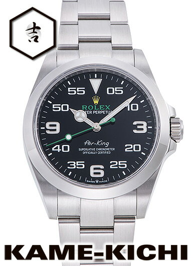 【中古】ロレックス 3年保証 エアキング Ref.126900 ブラック (ROLEX Air King)