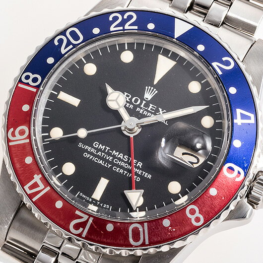 【中古】ロレックス　3年保証　GMTマスター　Ref.1675　ブラック　（ROLEX　GMT Master）