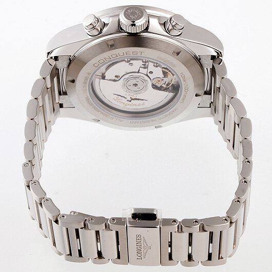 ロンジン　コンクエスト クロノグラフ　Ref.L3.835.4.98.6　新品　シルバー/ブルー　（LONGINES　Conquest Chronograph）