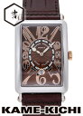 【中古】フランク・ミュラー ロングアイランド Ref.1150SCDT REC STG ブラウン (FRANCK MULLER Long Island)