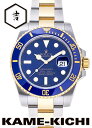 【中古】ロレックス 3年保証 サブマリーナ デイト Ref.116613LB ブルー (ROLEX Submariner Date)