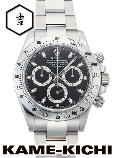 【中古】ロレックス 3年保証 デイトナ Ref.116520 ブラック (ROLEX Daytona)