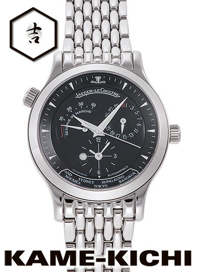 【中古】ジャガー・ルクルト　マスタージオグラフィーク　Ref.Q1428170　ブラック　（JAEGER-LECOULTRE　Master Geographic）