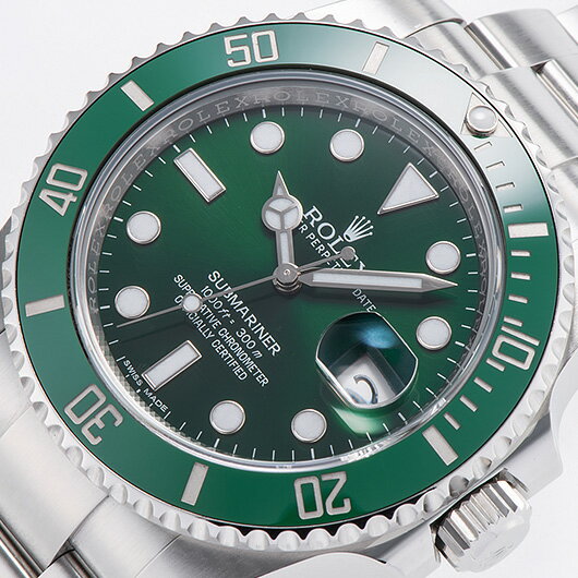 【中古】ロレックス　3年保証　サブマリーナ デイト　Ref.116610LV　グリーン　（ROLEX　Submariner Date）