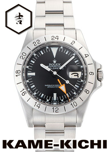 【中古】ロレックス　3年保証　エクスプローラーII　Ref.1655　ブラック　（ROLEX...