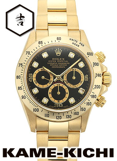 【中古】ロレックス　3年保証　デイトナ　Ref.16528G　ブラック　（ROLEX　Daytona）