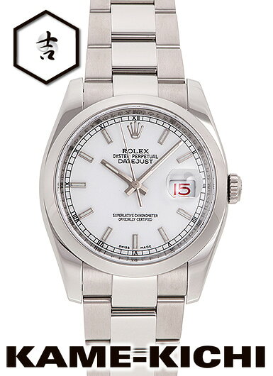 【中古】ロレックス　3年保証　デイトジャスト　Ref.116200　ホワイト　（ROLEX　Date ...