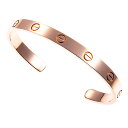 【中古】カルティエ ラブ ブレスレット オープン バングル K18 PG （CARTIER Love Bracelet Open Bangle）【楽ギフ_包装】 18サイズ