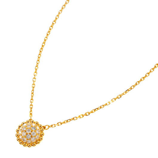 【中古】ヴァンクリーフ＆アーペル　ペルレ ダイヤモンド ネックレス　Ref.VCARO9PD00　YG　K18　（Van Cleef&Arpels　Perlee Diamond Necklace）　2022年のサムネイル